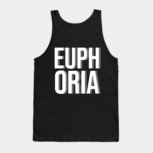 Euphoria White V11 Tank Top by vectorhelowpal